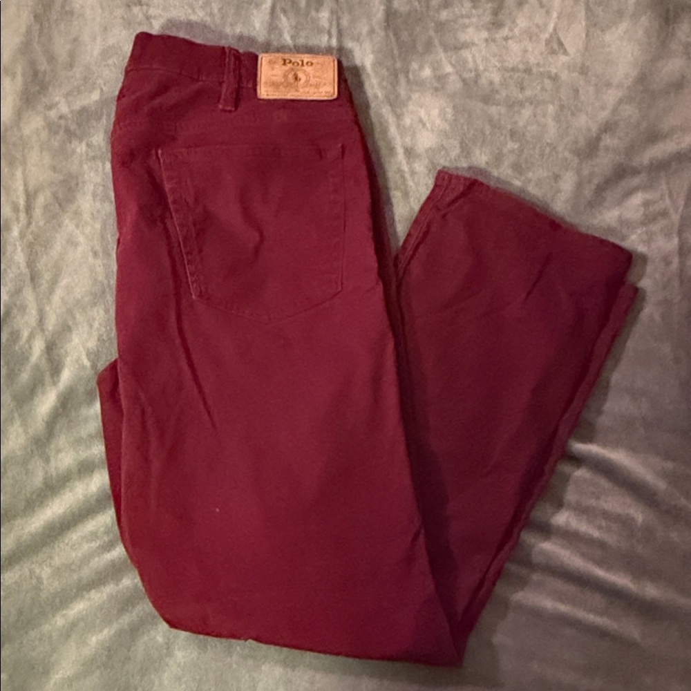Ralph Lauren Maroon Trousers